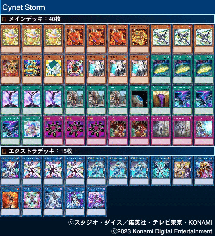 デッキ紹介】Cynet Storm｜みのるん