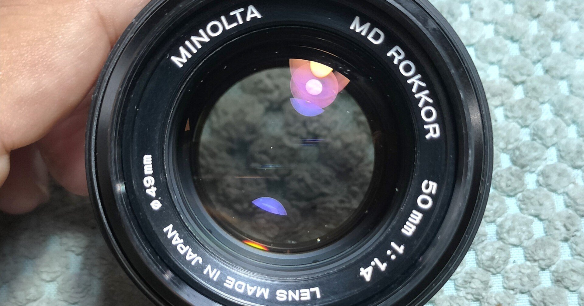Minolta MD Rokkor 50mm F/1.4の分解｜フィルムカメラ修理のアクアカメラ