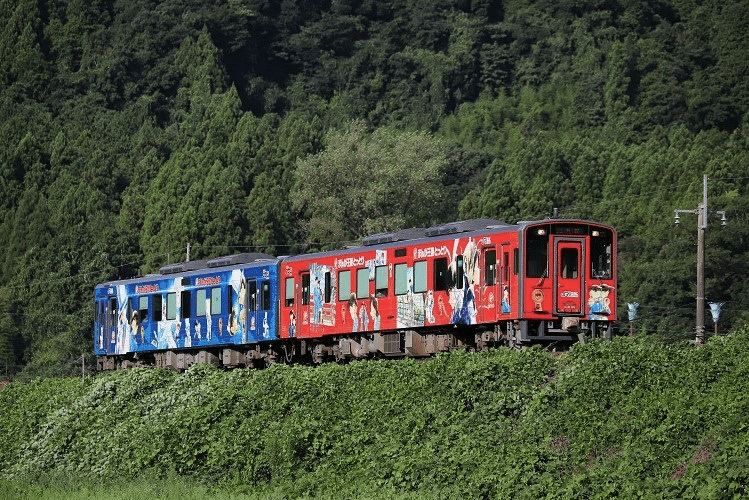 山陰本線(キハ40 5連運用狙い)｜昭和の鉄道愛好家