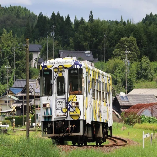 明智鉄道と田んぼアート(2022)｜昭和の鉄道愛好家