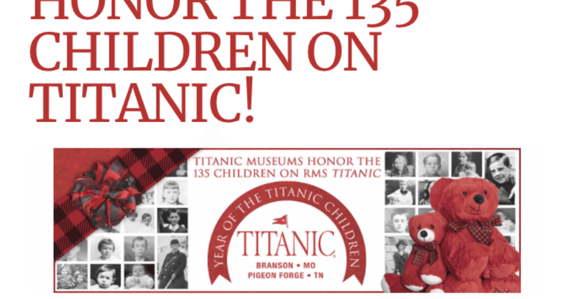 The Year of the Titanic Children🇺🇸🧸