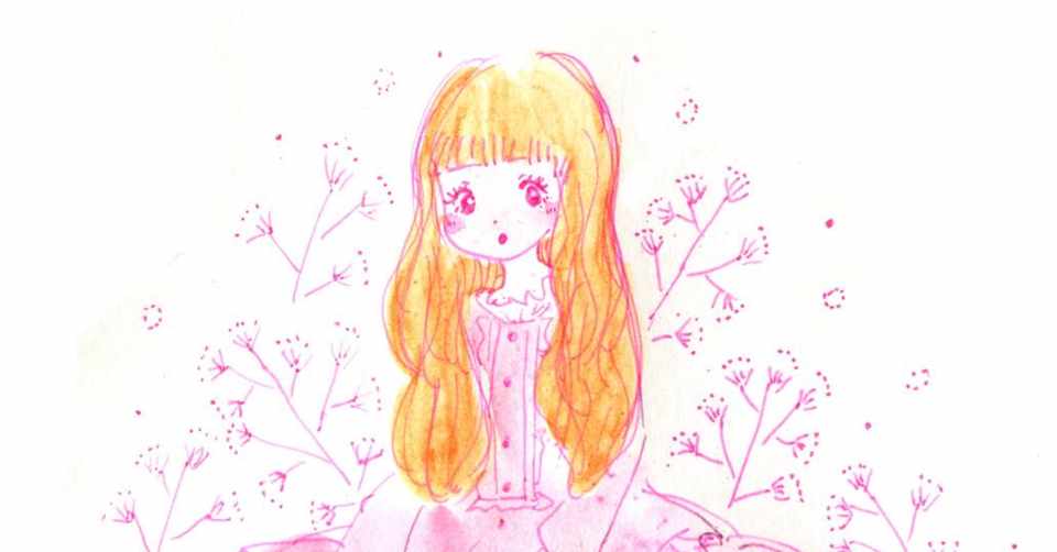 小花咲く女の子イラスト おちゃも イラストレーターお仕事募集中 Note