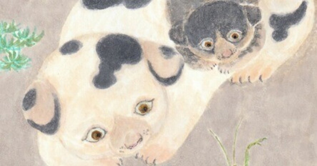 油絵 Yumiko ワーゲンに乗る犬の家族 油絵 Yumiko ワーゲンに乗る犬の家族 油絵 Yumiko ワーゲンに