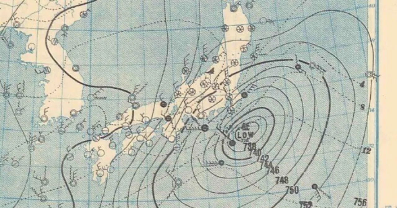 2023/9/9 昔の天気図｜nkym