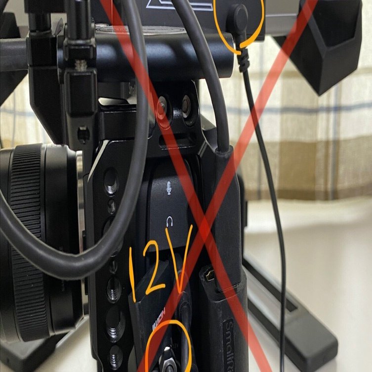 BMPCCにNP-Fバッテリーで給電する際の注意点｜hikodrums