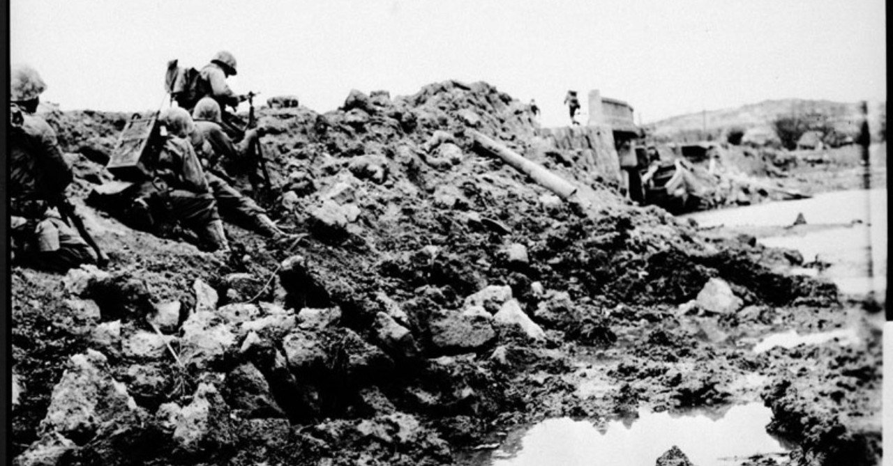 【沖縄戦:1945年5月10日】米軍、安謝川を渡河し現那覇市域に突入 神直道参謀の沖縄脱出と戦場のデマ 伊江島飛行場と本土爆撃