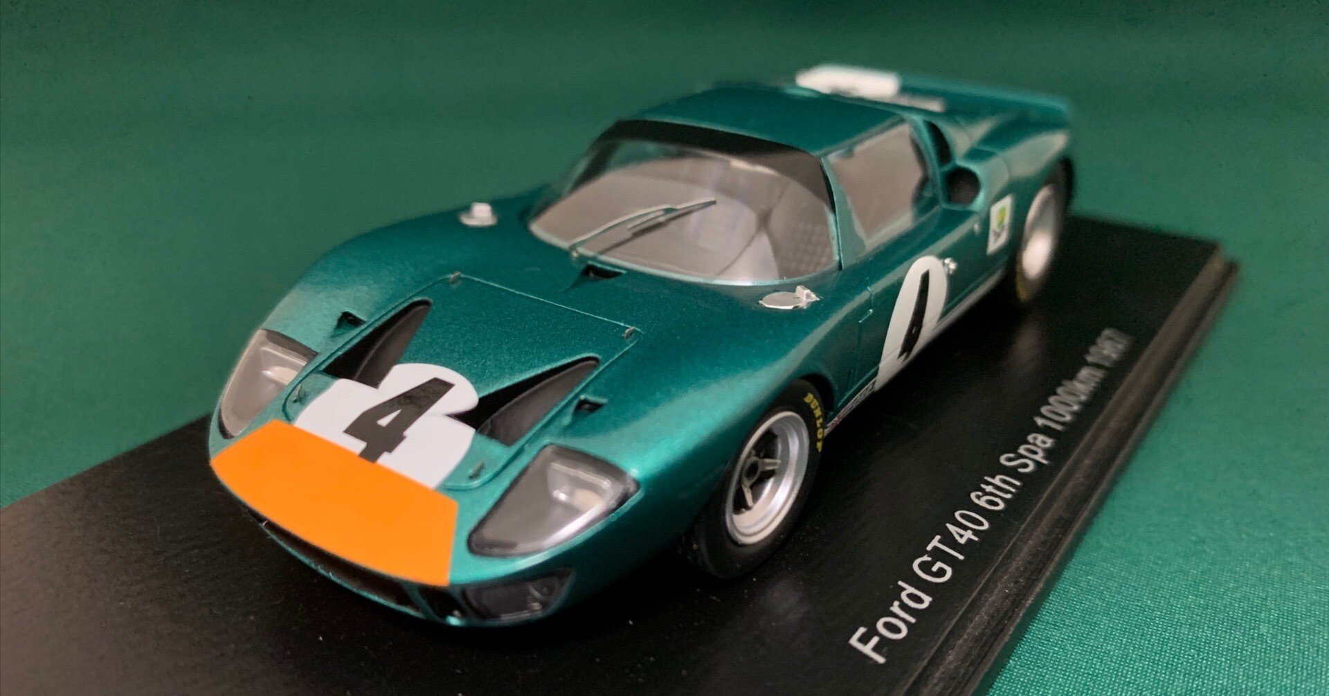 絶版　FORD GT40 1/12 トランペッター製 フォードGT40 1/12トランペッター アイルトン・トシさん制作（Model