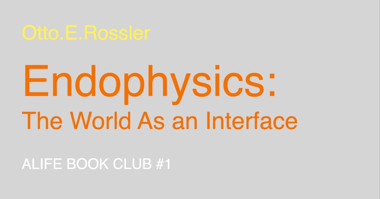 Endophysics Endophysics