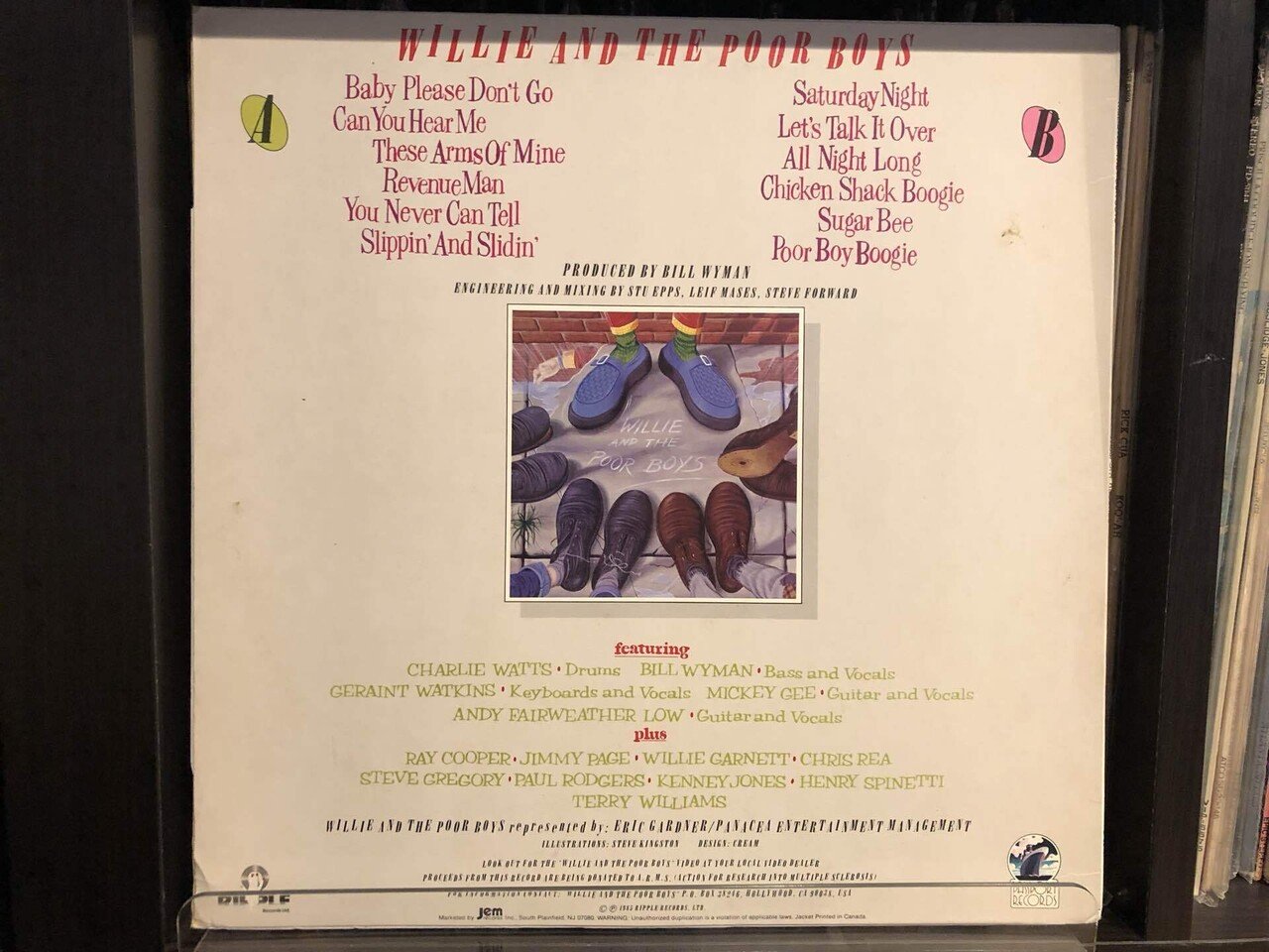 ウィリー＆ザ・プア・ボーイズ／ウィリー＆ザ・プア・ボーイズ ('85