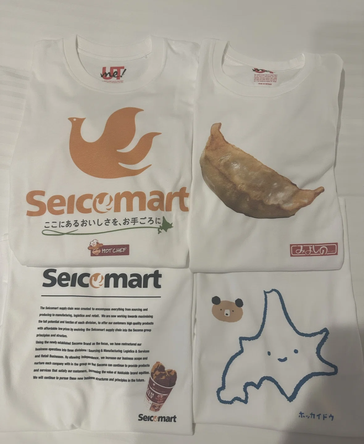 北海道】セコマのオリジナルTシャツがユニクロで作れる話｜あご