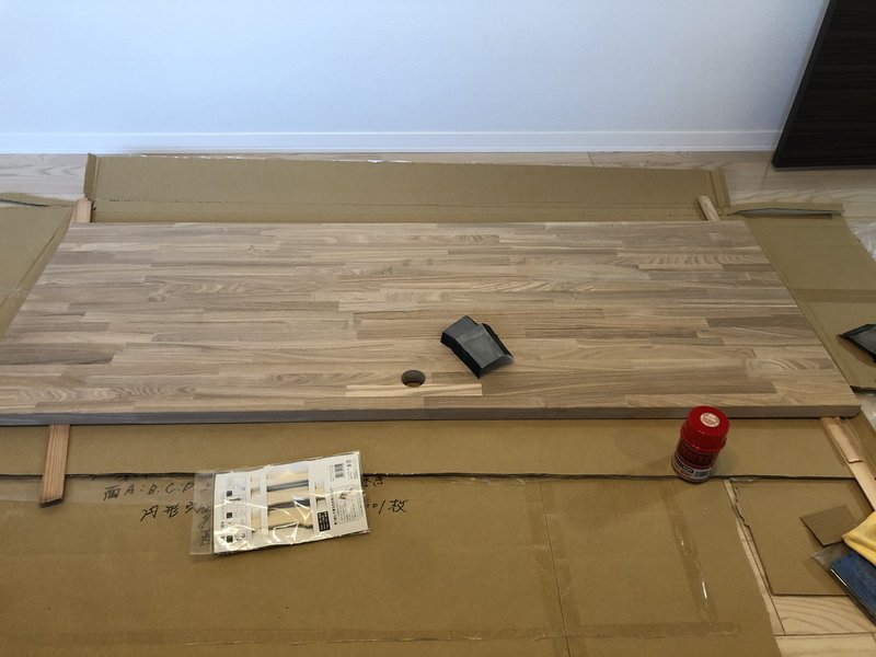 Diy 木材の天板で仕事用デスクを自作してみた コウノ アスヤ Note
