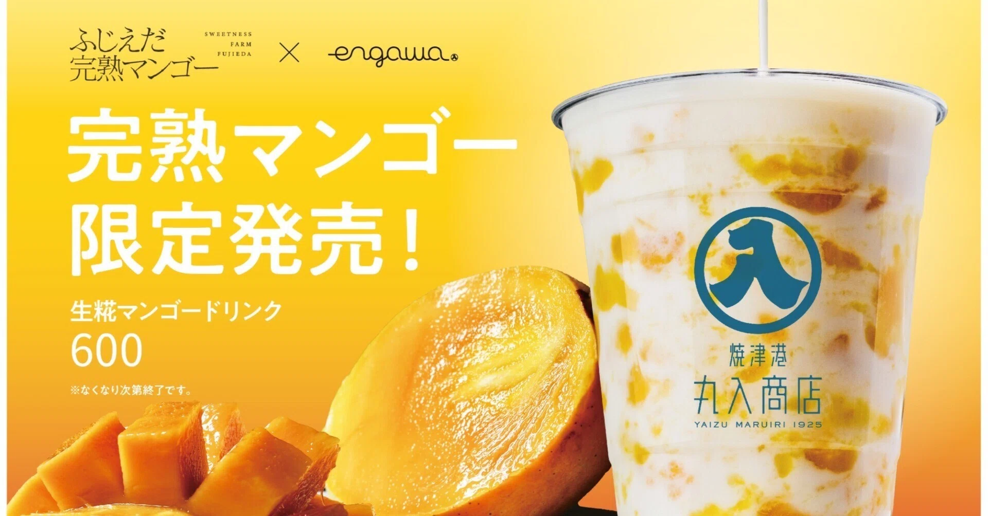 9月15日スタート 藤枝完熟マンゴー様コラボ開始｜焼津港丸入商店（や