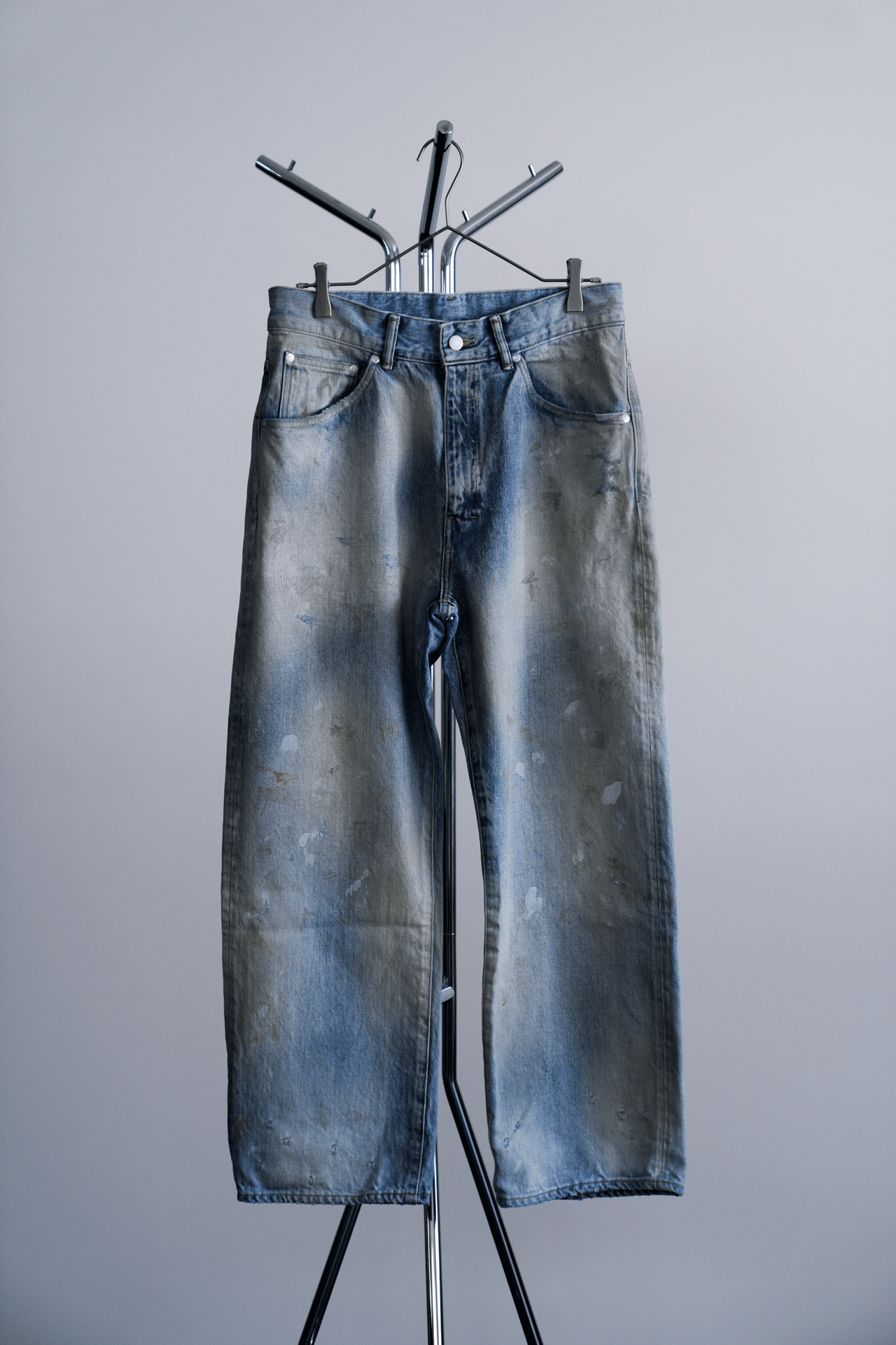 ancellm musterwerk 別注　デニム ANCELLM musterwerk別注 ダメージホワイトデニム