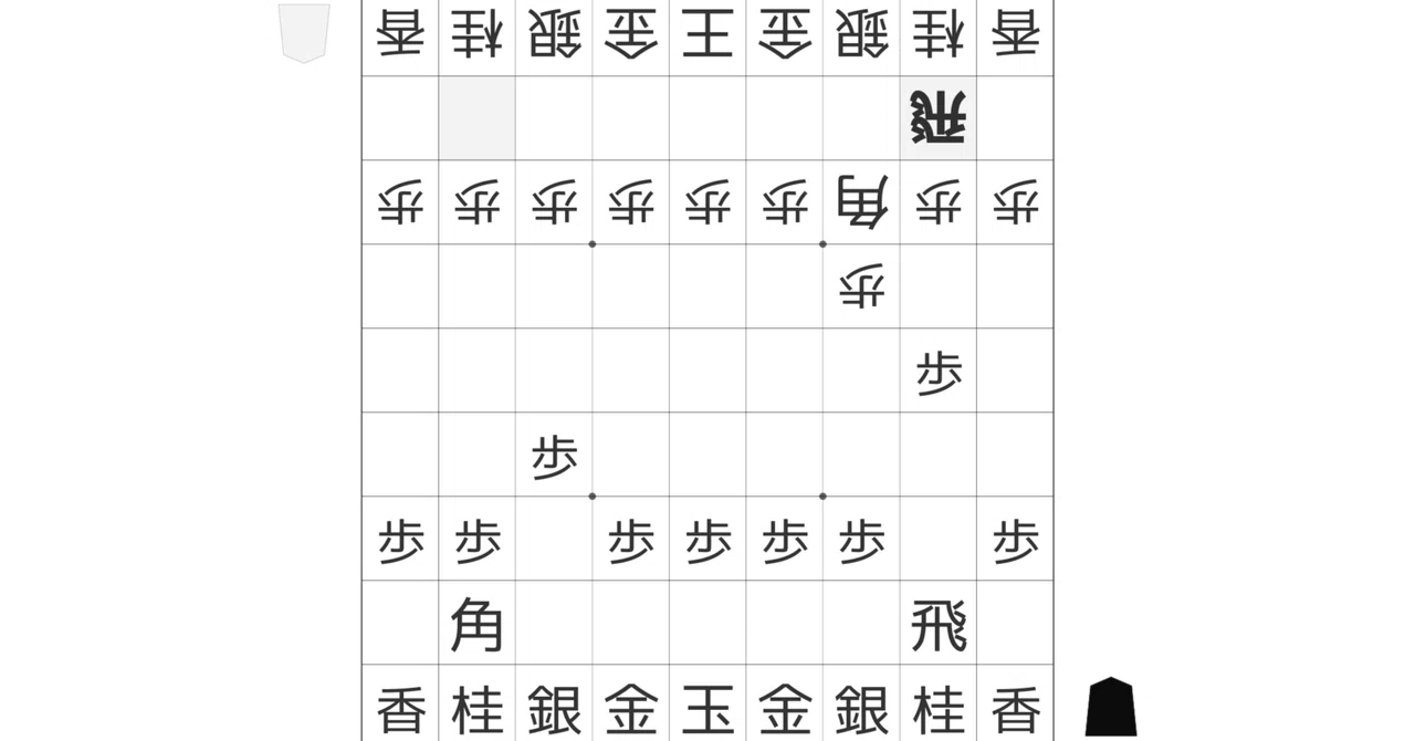 【将棋】後手番の積極的な戦法!鬼殺し向かい飛車ー基本の戦い方と実践例について 前編ー|tomot_shogi