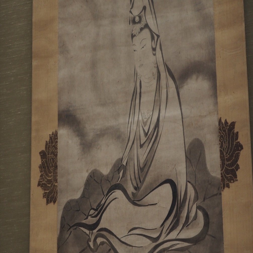 能阿弥さんが描いた《白衣観音図》ほか、仏画の世界へ潜入してみた