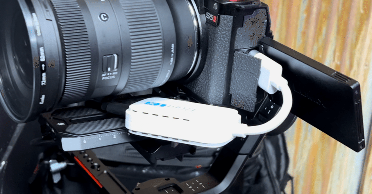 HDMIもワイヤレス伝送だ！ムービング撮影の強い味方「EZCast Pocket