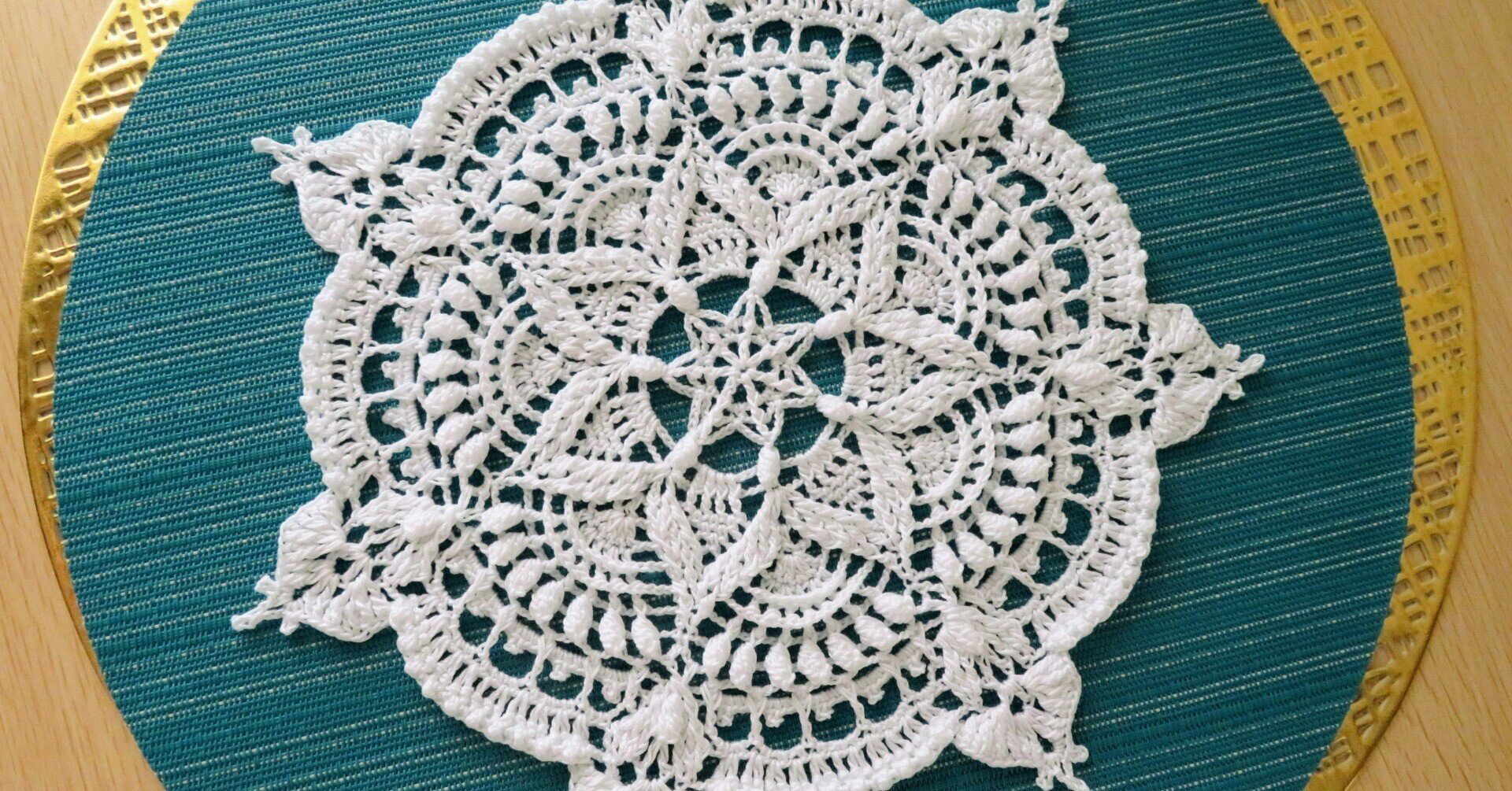 Pattern / Nanami Doily｜笠石あき｜レース編みのドイリー・雑貨