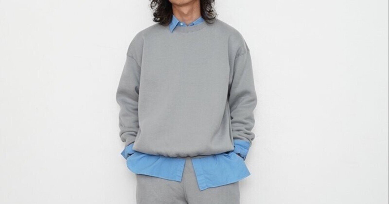 ラフでしっかり決まるスウェットがデリバリー。中々こういうのは無い