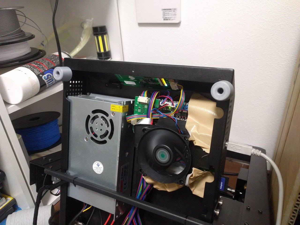 I3 MEGAにCoolerMasterのファンを取り付ける｜はるかぜポポポ