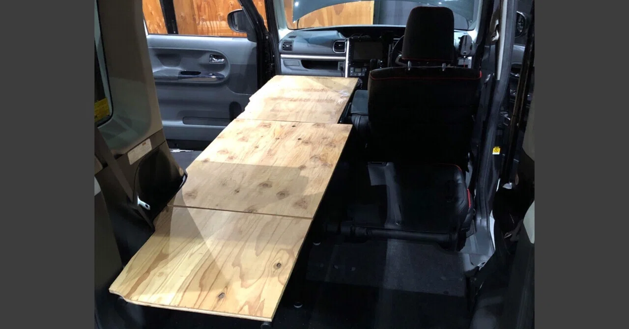 車中泊 DIY ベットキット製作🛠️｜24cd