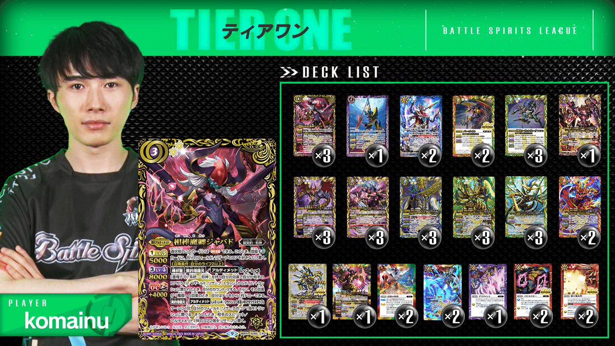 低価格で大人気の 極争】 バトスピリーグ 感想｜komainu/TierOne バトルスピリッツ