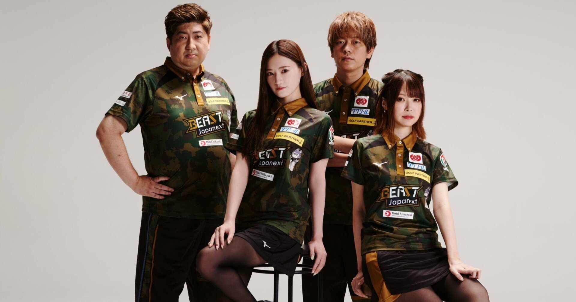Mリーグ　応援グッズ　BEASTJapanext Mリーグチーム「BEAST Japanext」7社とユニフォームスポンサー