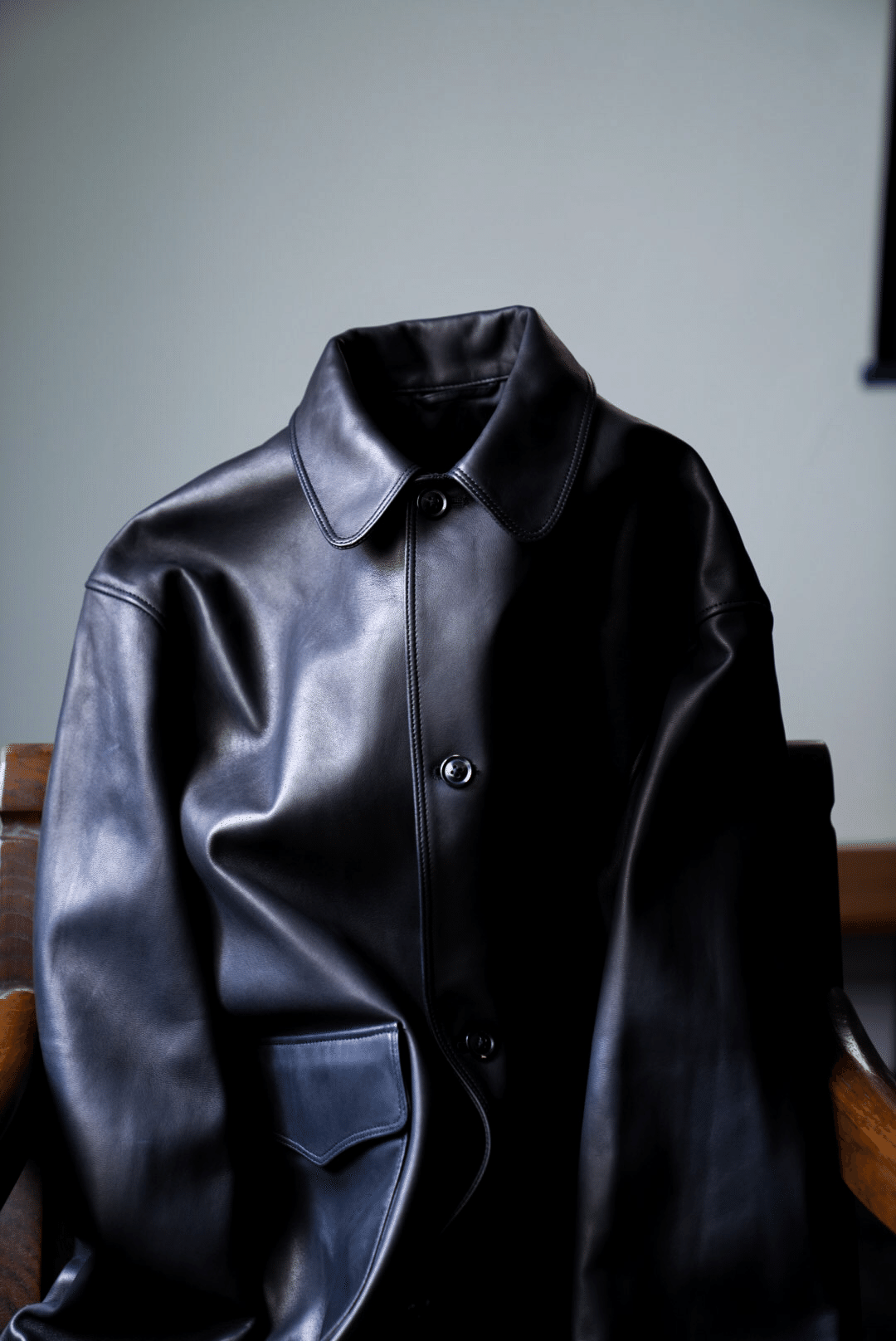 blurhms / ブラームス Lamb Cossack Jacket BHS23F007（レザー