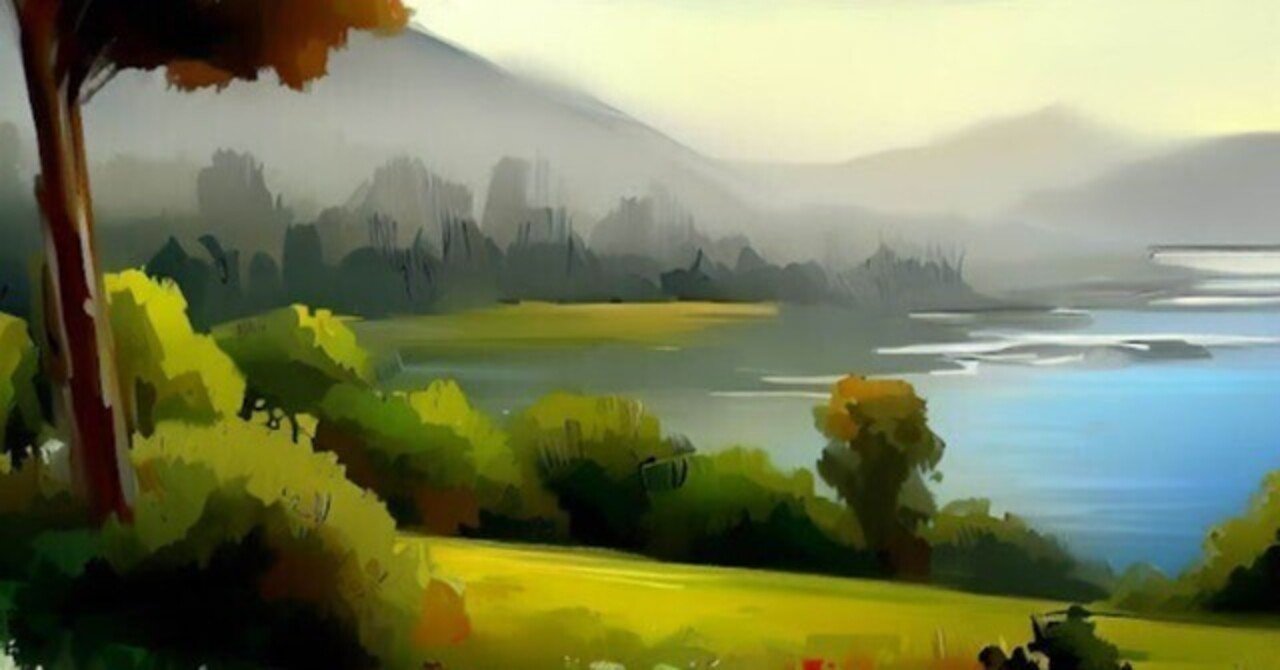 簡単な風景画の作り方｜akbarzone