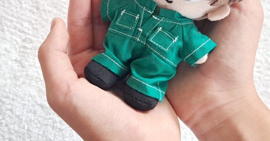 ちいさなぬいぐるみ用つなぎのつくり方｜こつばん