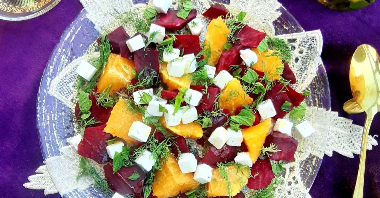 ピュイレンズ豆、スパイス入りローストニンジン、フェタチーズのサラダのレシピ