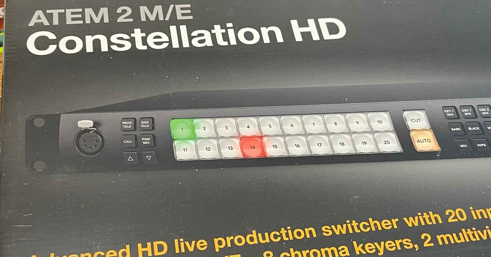 Roland V-160HDからATEM Constellation HD 2M/Eに替えたので比較して