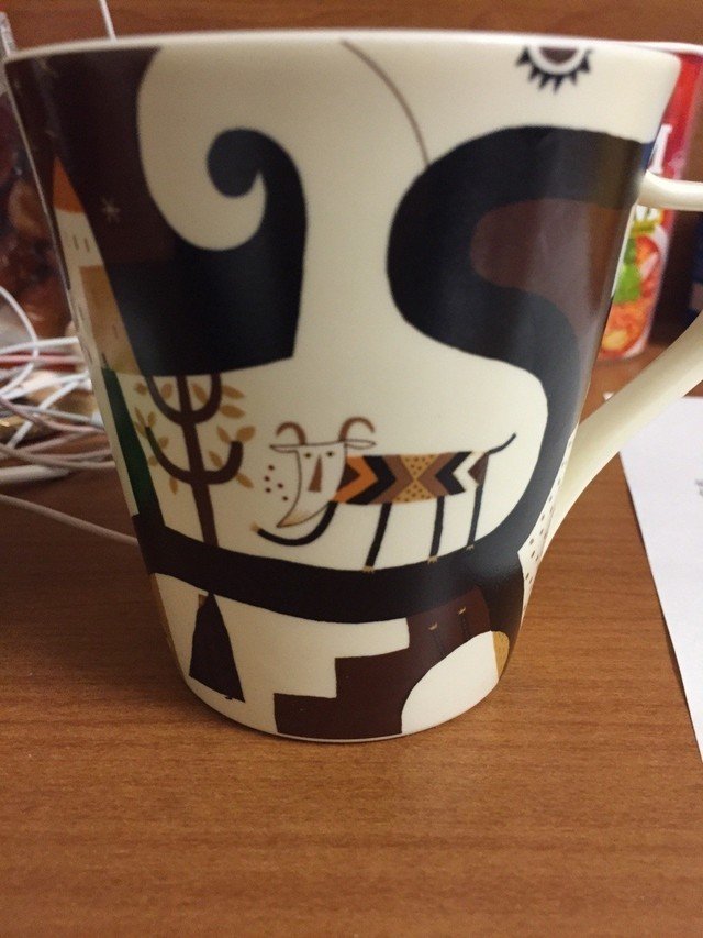 KARDI で買ったマグカップ。
かわいいです◎