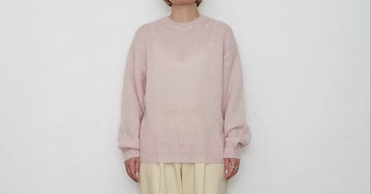 【美品】  AURALEE / オーラリー | 2022AW | BRUSHED SUPER KID MOHAIR KNIT PULL OVER / スーパーキッドモヘヤ ニット プルオーバー | 1 | ピンク | レディース AURALEE - 【美品】 AURALEE / オーラリー | 2022AW | BRUSHED SUPER