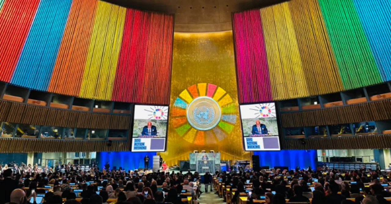 【A】ニューヨーク国連本部入手　SDGs スペシャルセット 国連総会2023・SDGsアクション・ウィークエンドが開幕】NY本部で4年に