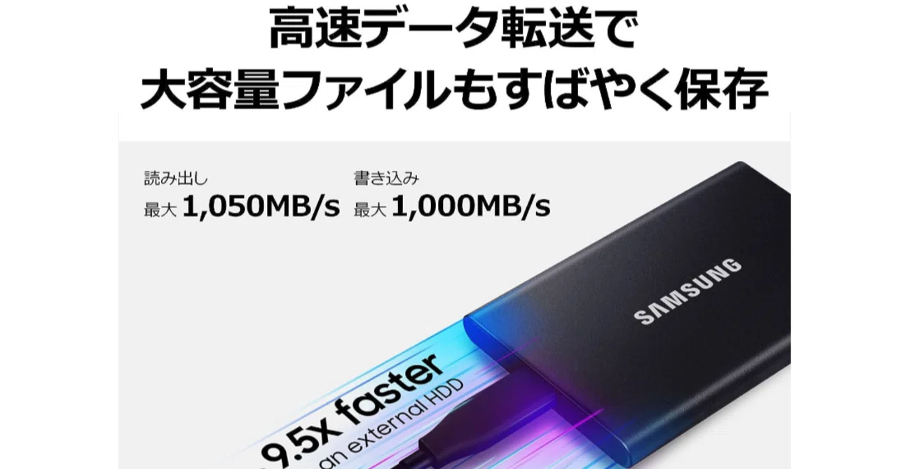 iPhone15 外付けSSDおすすめ USB-Cでギガ数容量を増やす方法｜Appleと 