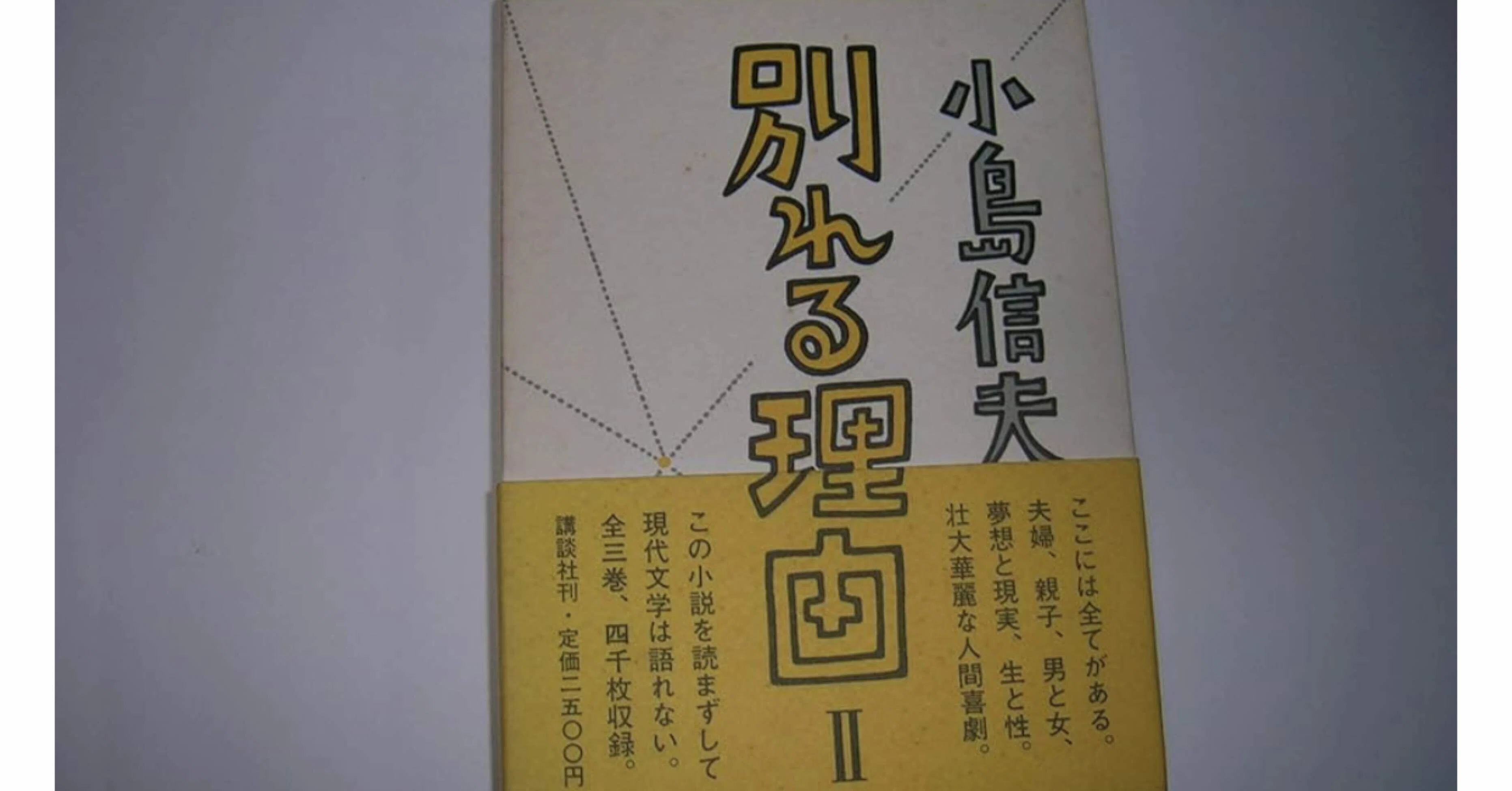 ⁄ 別れる理由 小島信夫 blog 0 小島信夫「別れる理由」感想｜潮田クロ 