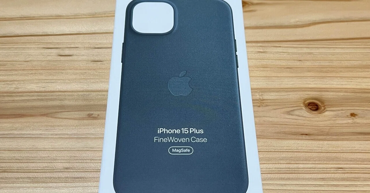 iPhone15plus 純正ケース買ったけど返品した。｜Sanato Ohnishi