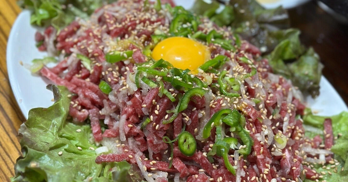 百済精肉店】（백제정육점）🇰🇷元精肉店から地元民人気のユッケ専門店