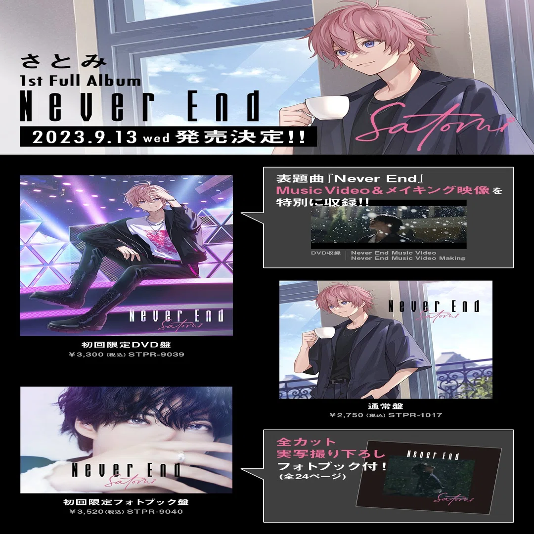 さとみくん1st フルアルバム レビュー「Never End」その3｜ヤネウラミシン