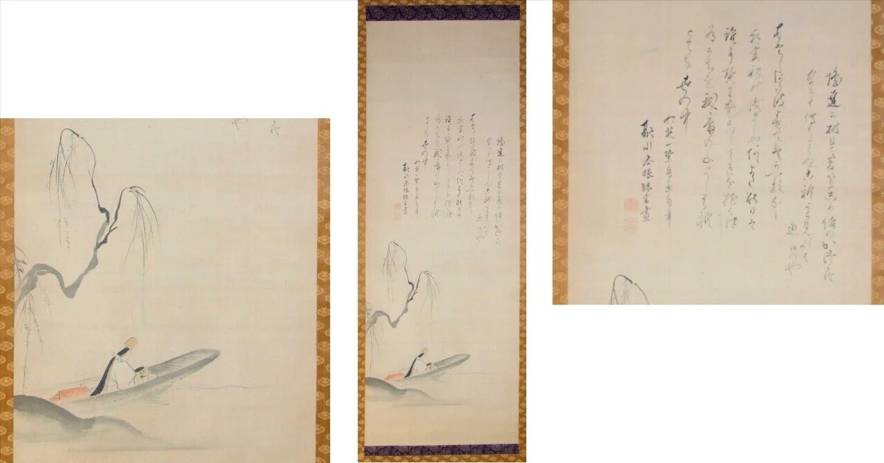 物語の現場007】きっかけの一幅・狩野融川筆「朝妻船図」（絵画紹介