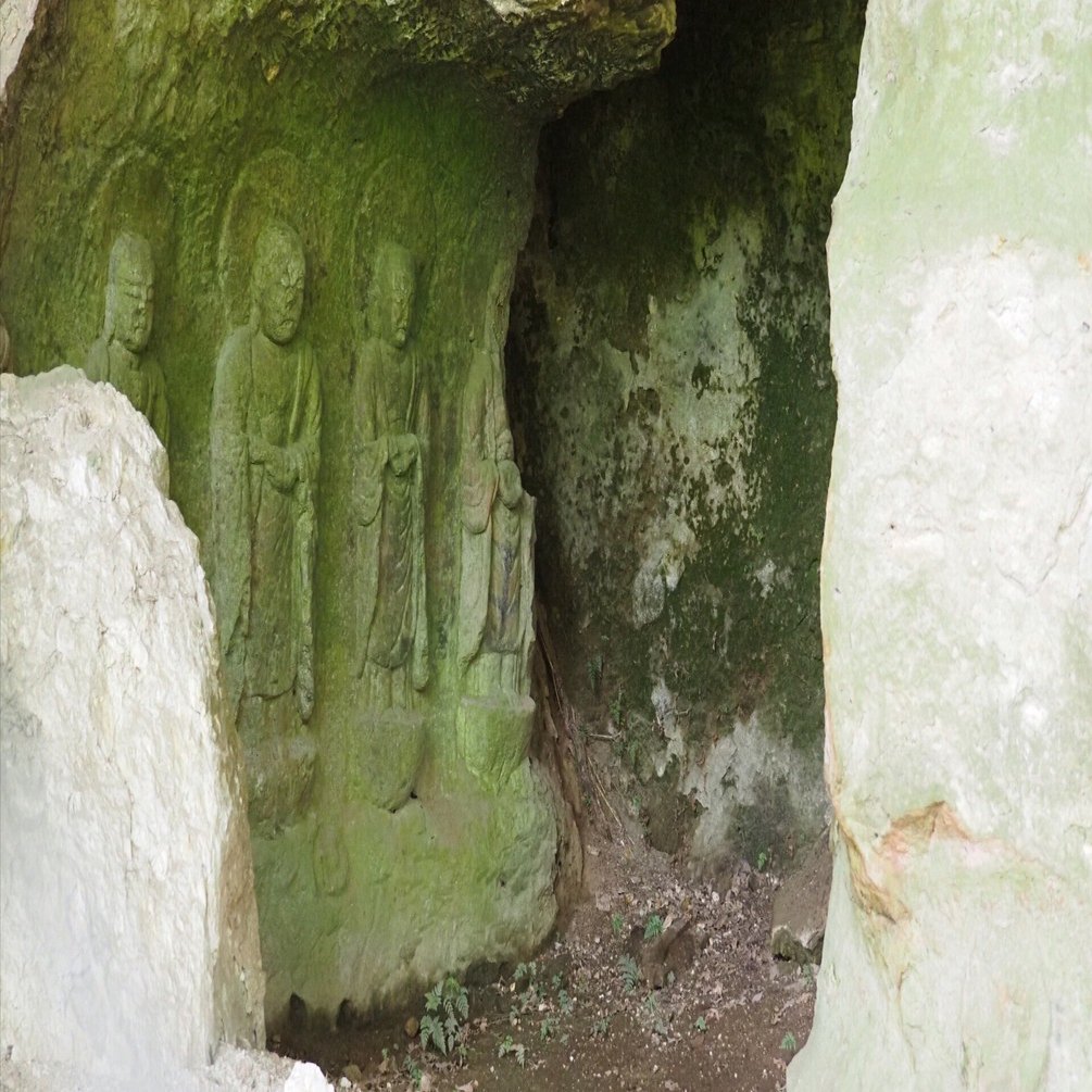 若草山から春日原始林の石仏へ｜藤井満