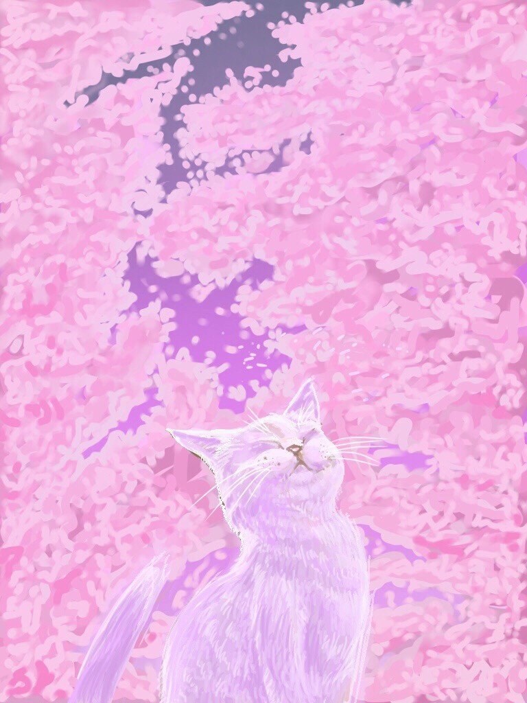桜とニャンコ 鬼辰カケル Note