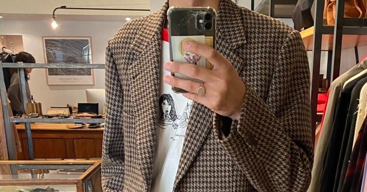 AURALEE】BRITISH WOOL TWEED OVER JACKET / 日常に溶け込む