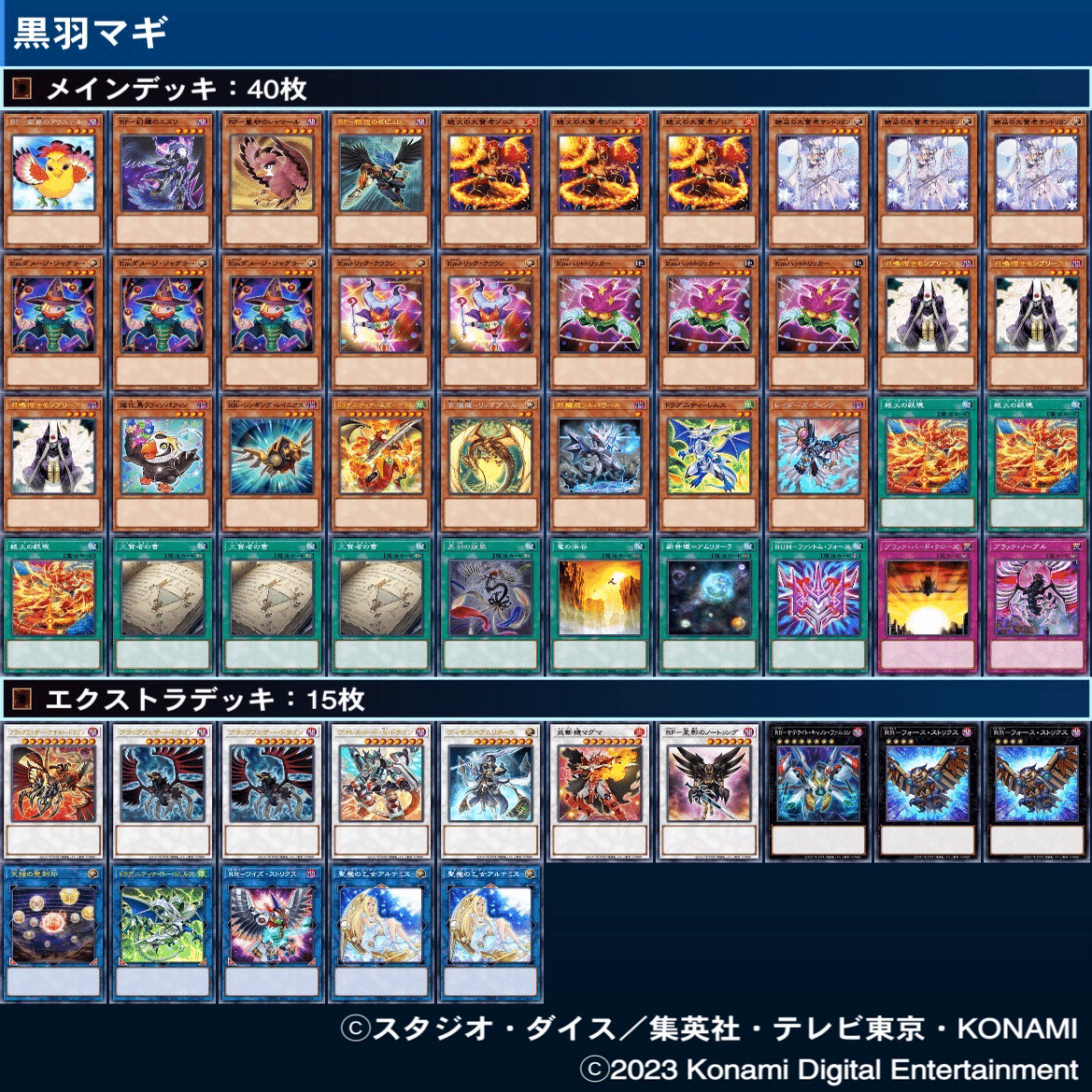 遊戯王 韓国版デッキパーツ ブラックフェザードラゴン大好きだけど、実は… デッキ紹介「黒羽マギ