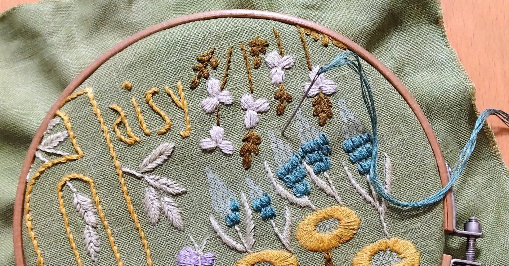 チクチク刺繍｜雪花