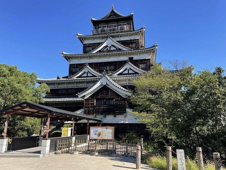 日本100名城の広島城(^-^) 