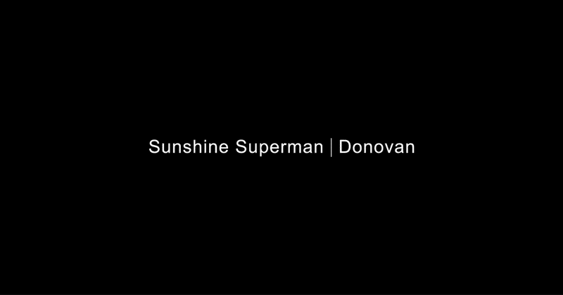 Sunshine Superman I Donovan