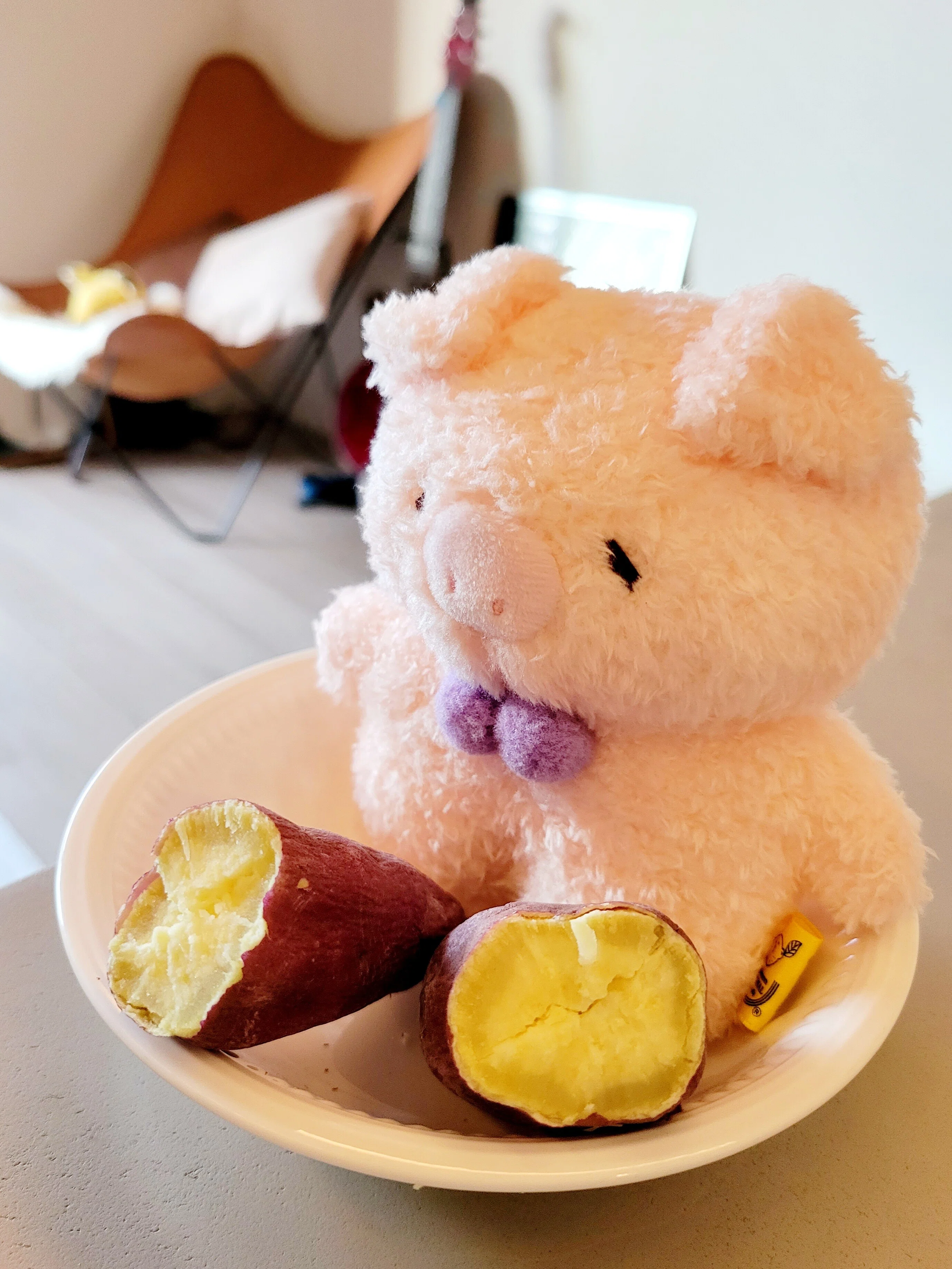 さつまいもの季節がやってきた🍠 きつね氏ファミリーではレンチンする