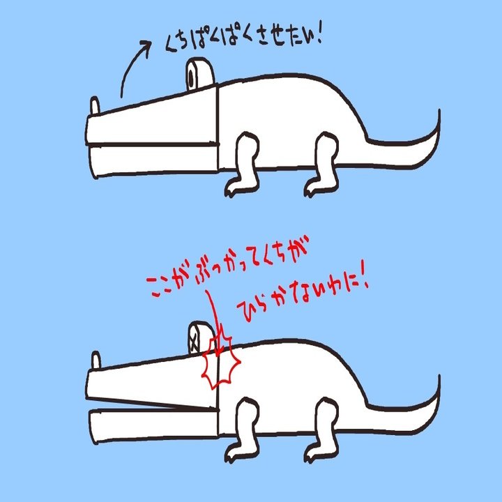 失敗しながらワニを作るんだジョー ダンボールジョー Note