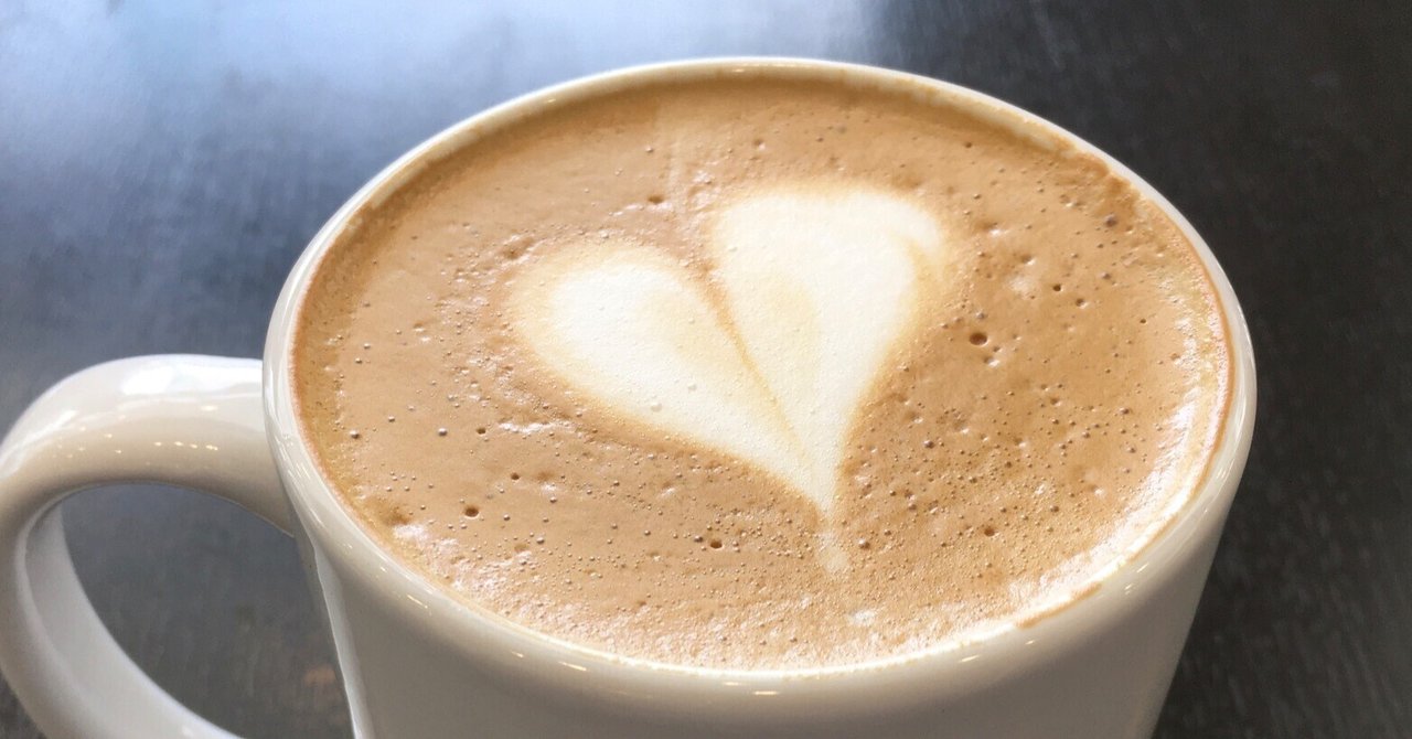 カフェラテを放置したら焼きプリン(見た目)
